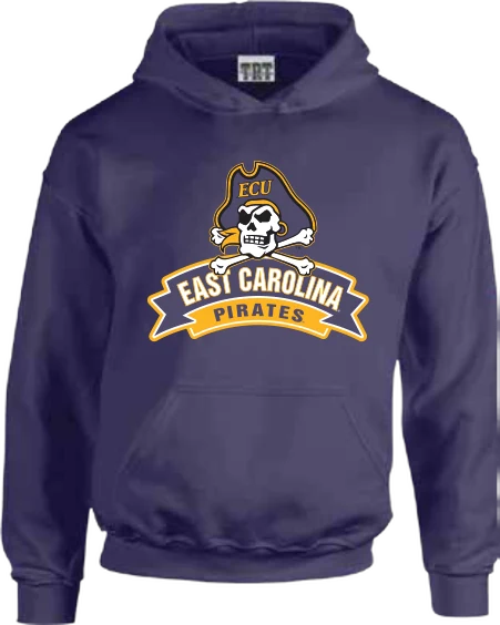 TRT purple East Carolina hoodie