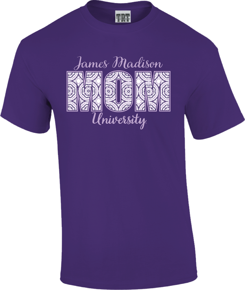 Purple James Madison University Mom tee, SP-4670